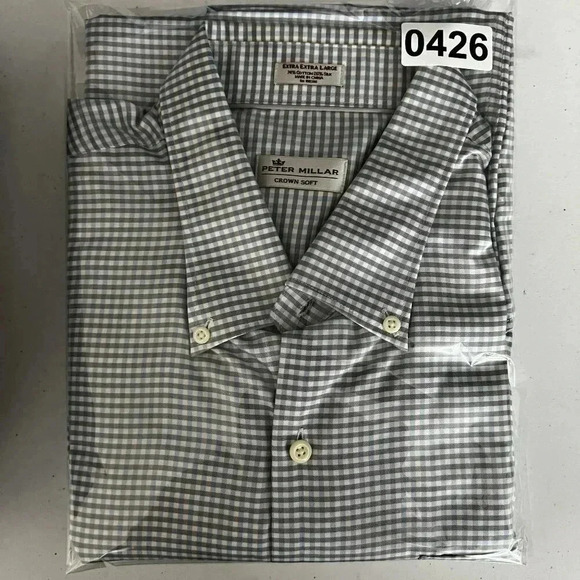 Peter Millar Crown Soft Silk Blend XXL Mens Dress Shirt Quiet Luxury Old Money - Picture 16 of 16